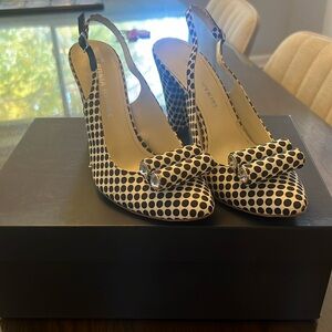 Rykiel poke dot sling shoe